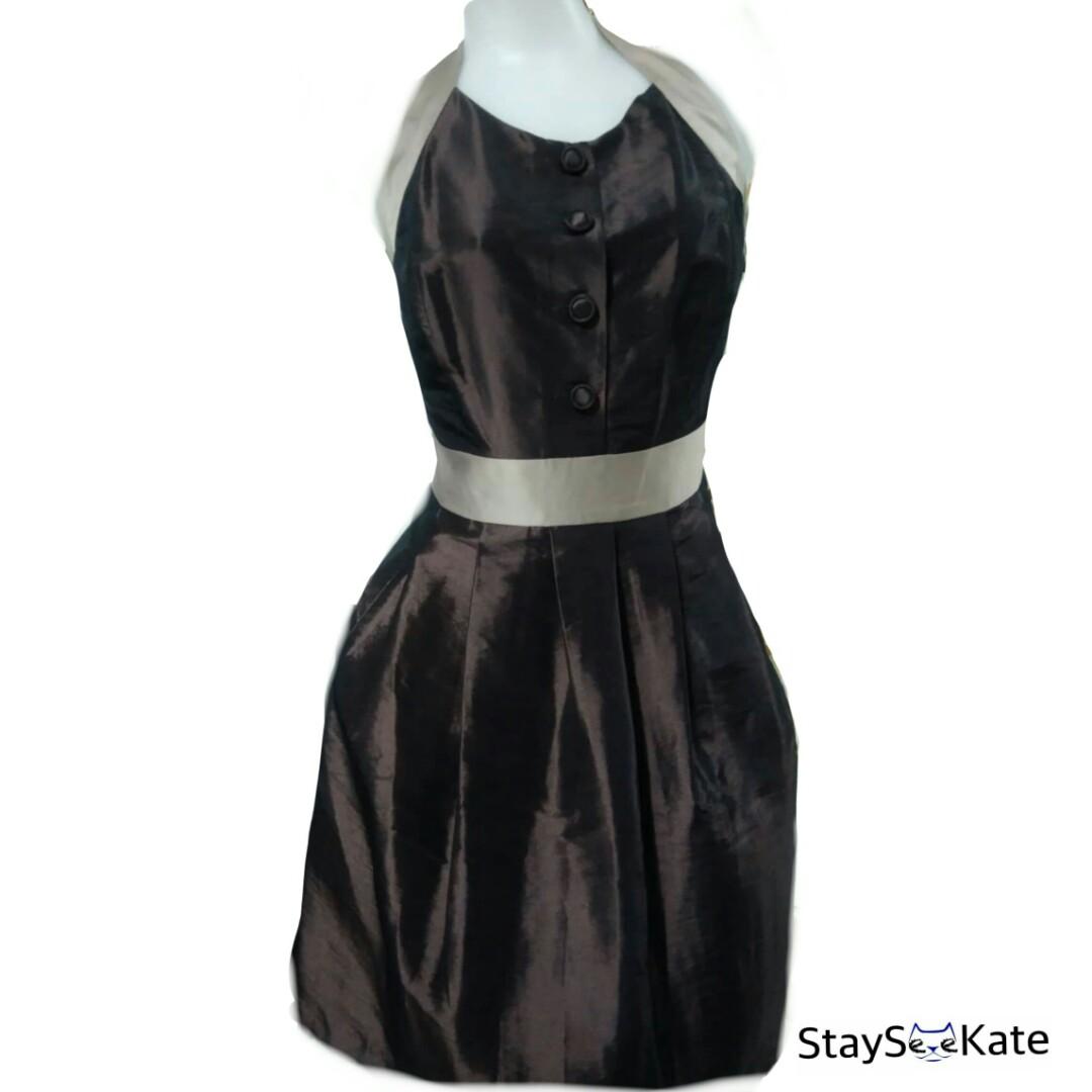 BCBG Paris Brown Razorback Dress (Category: Dresses) located in Manila. Submitted by stayseekate (Listing ID 212462054, Image 1). Description: BCBG Paris Brown Razorback Dress Good for Prom, Wedding, Fancy Dinner Date, Formal Events Size 8 Medium to Semi Large bodyframe EUC Used once Negotiable.