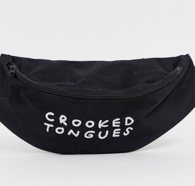 Crooked tongues bum bag 2025