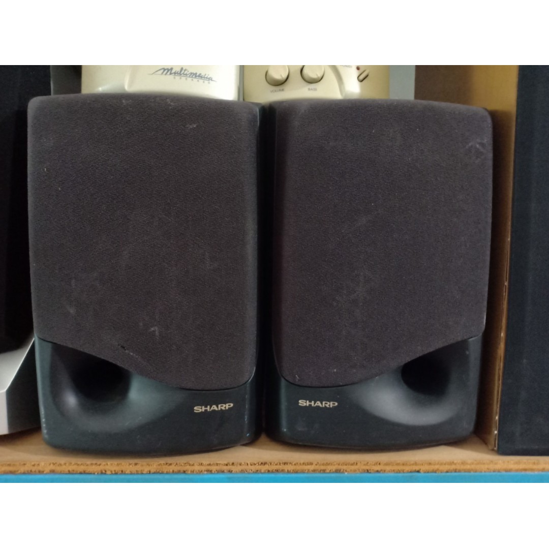 Black sharp speaker cpc25 speaker system For Sale, Audio, Soundbars