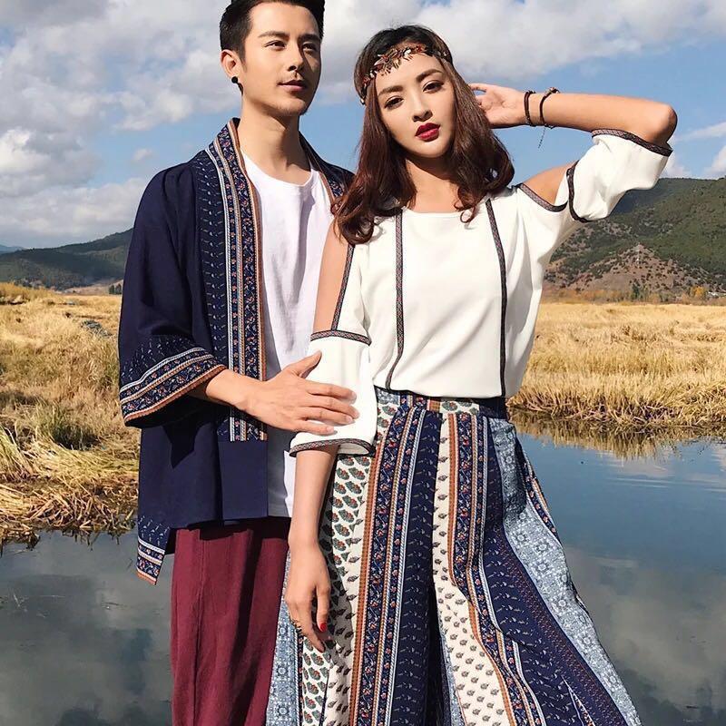 Bohemian couple discount attire