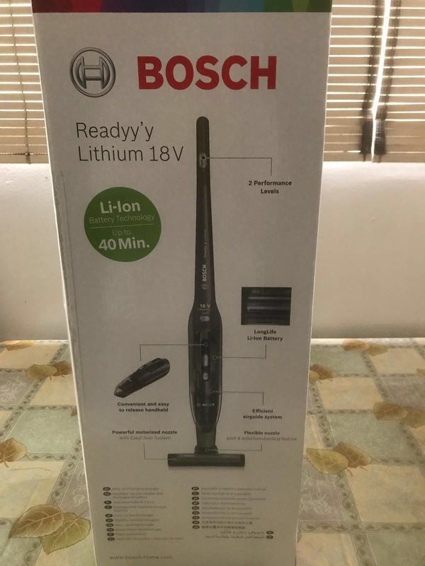Bosch cordless vacuum cleaner, TV & Home Appliances, Vacuum Cleaner