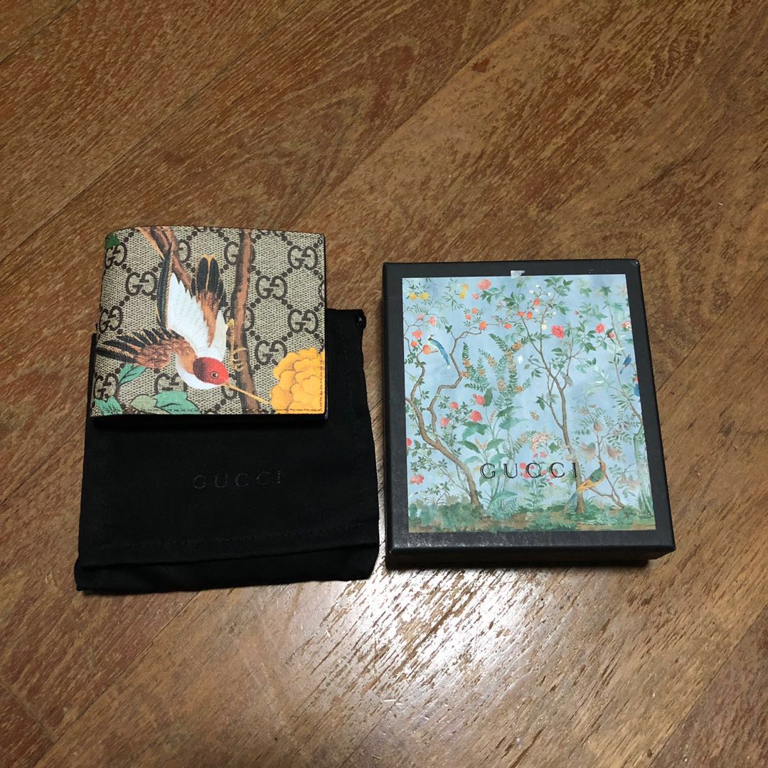 Brand New Gucci Tian Bifold Wallet Men s Fashion Watches Accessories Wallets Card Holders on Carousell