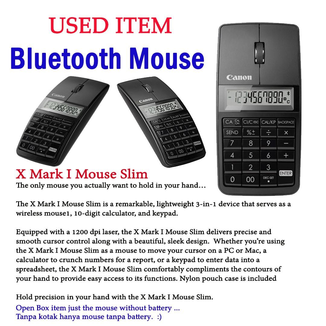 canon x mark i bluetooth 3 in 1 mouse keypad calculator