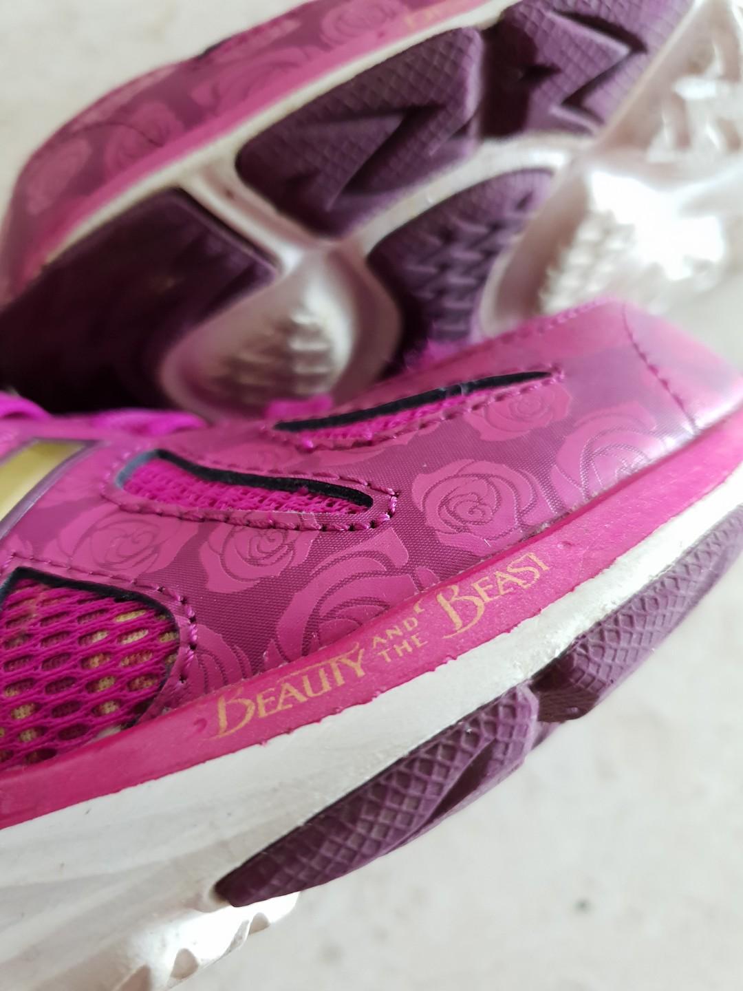 Disney x New Balance Sports Shoes for Girls Beauty the Beast Babies Kids Babies Kids Fashion on Carousell