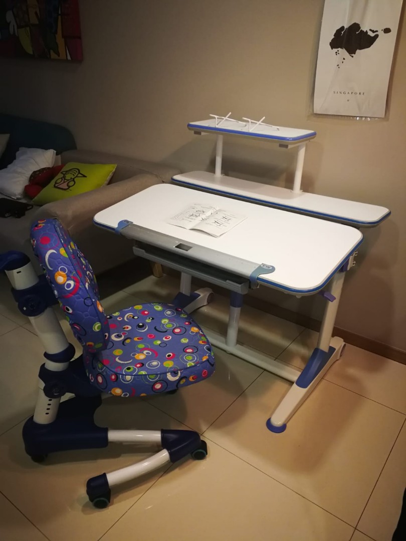 Ergonomic Study Table with matching ergonomic chair, Babies & Kids, Baby Nursery & Kids