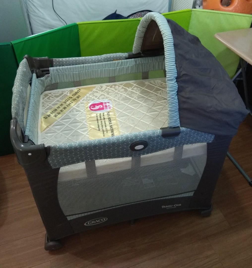 Graco Travel Lite Crib With Stages 3階段嬰幼兒遊戲床網床
