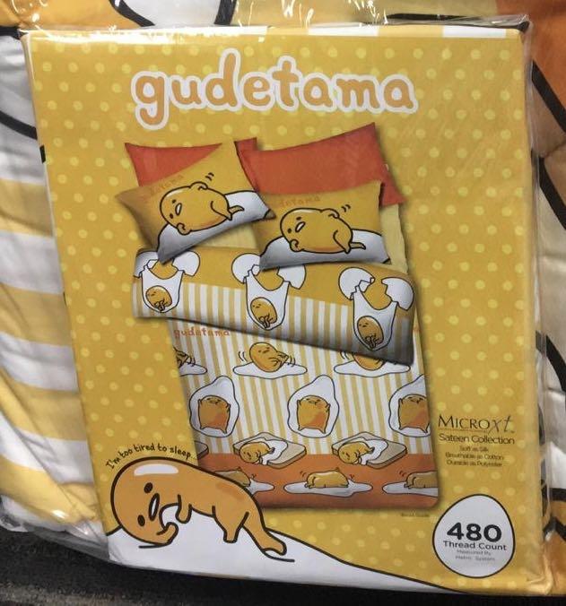 Gudetama Super Single Comforter Set (bedsheet), Babies & Kids, Bathing