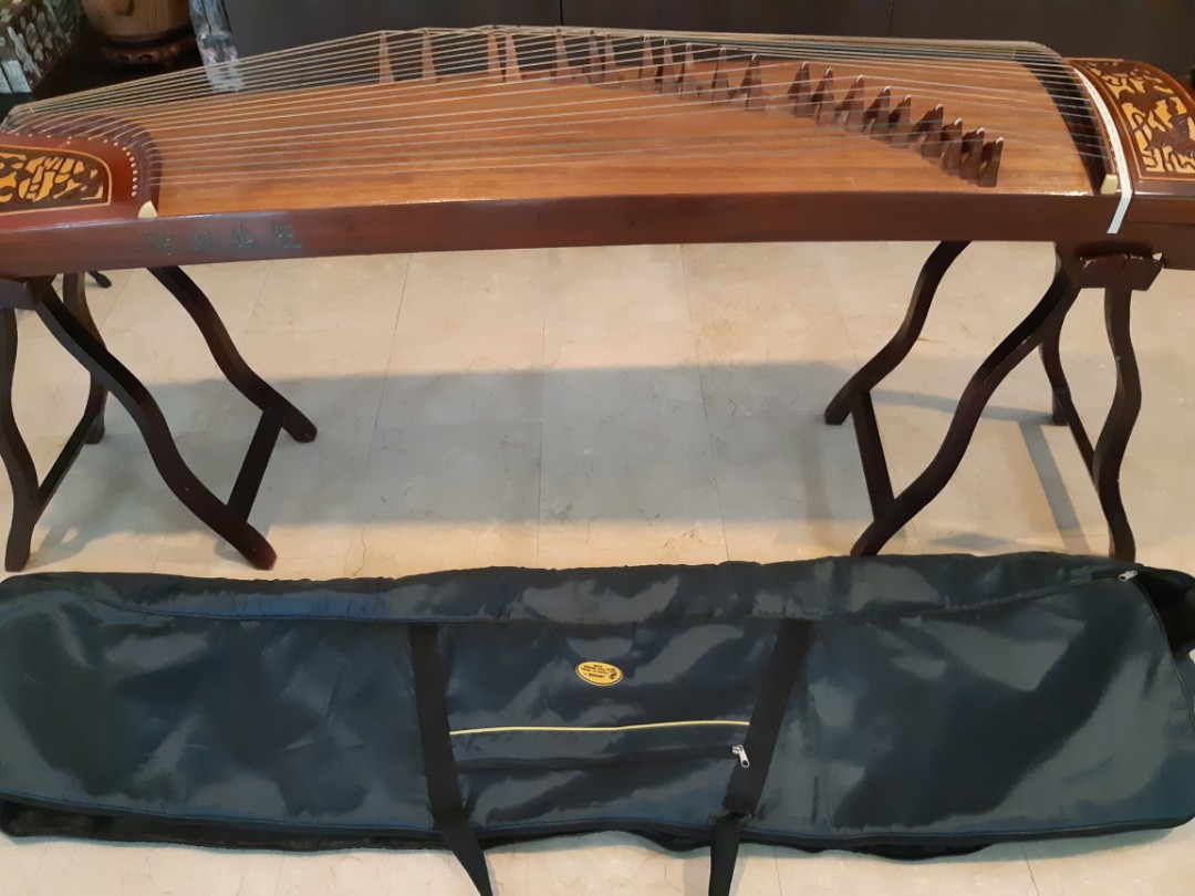 Guzheng with accessories, Hobbies & Toys, Music & Media, Musical