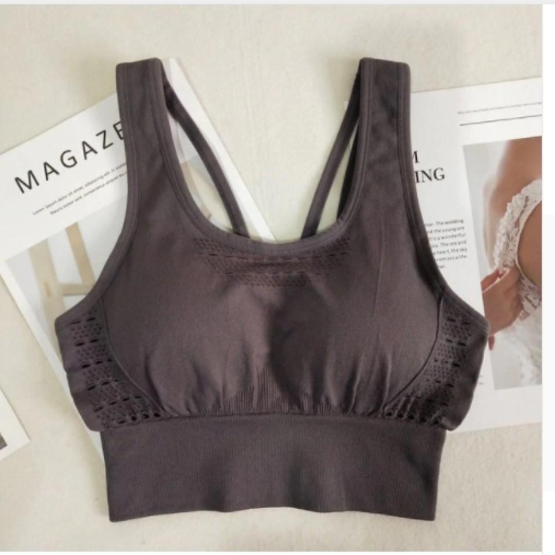 Gymshark dupe Aliexpress energy seamless sports bra in lavender, Women's  Fashion, Activewear on Carousell