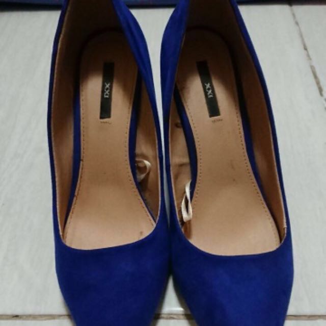 Heels XXI electric blue size 39, Fesyen 