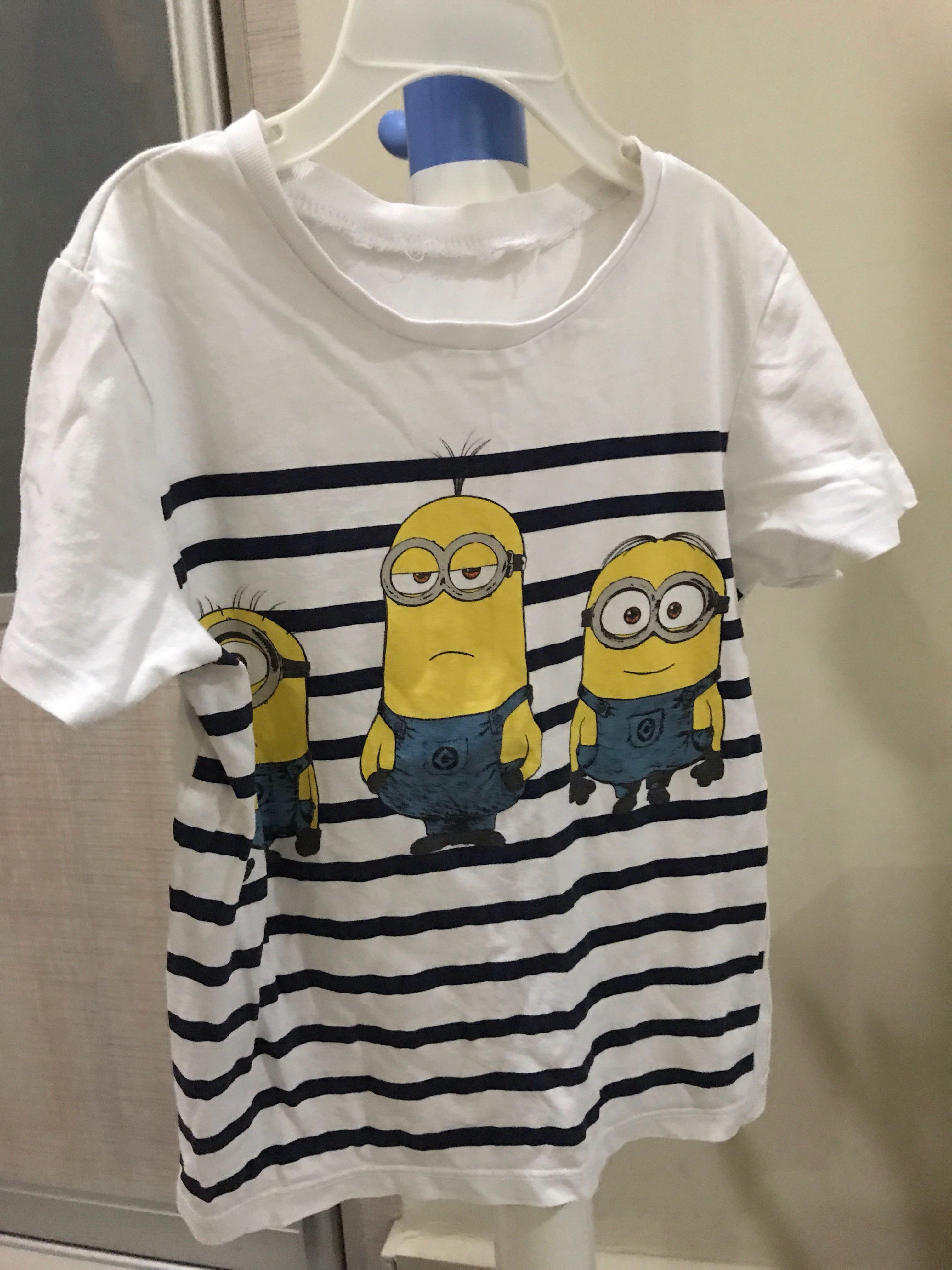 H M Minion T shirt Babies Kids Babies Kids Fashion on Carousell