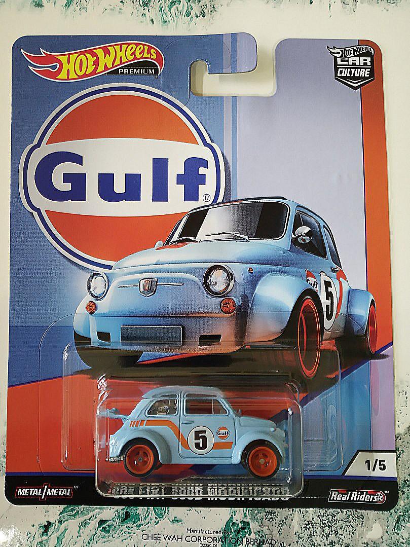 hot wheels gulf fiat 500