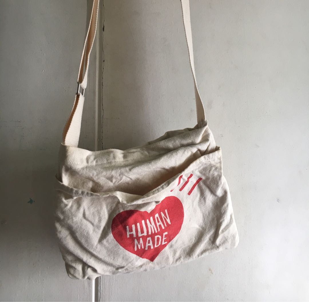 Human made canvas sling bag, Men's Fashion, Bags, Sling Bags on Carousell