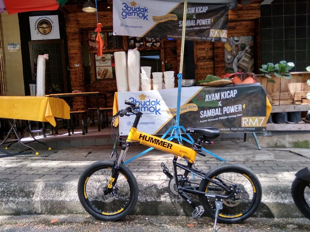 hummer foldable bike