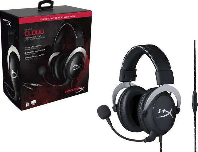 HyperX Cloud Silver Gaming Headset, Audio, Headphones \u0026 Headsets on  Carousell