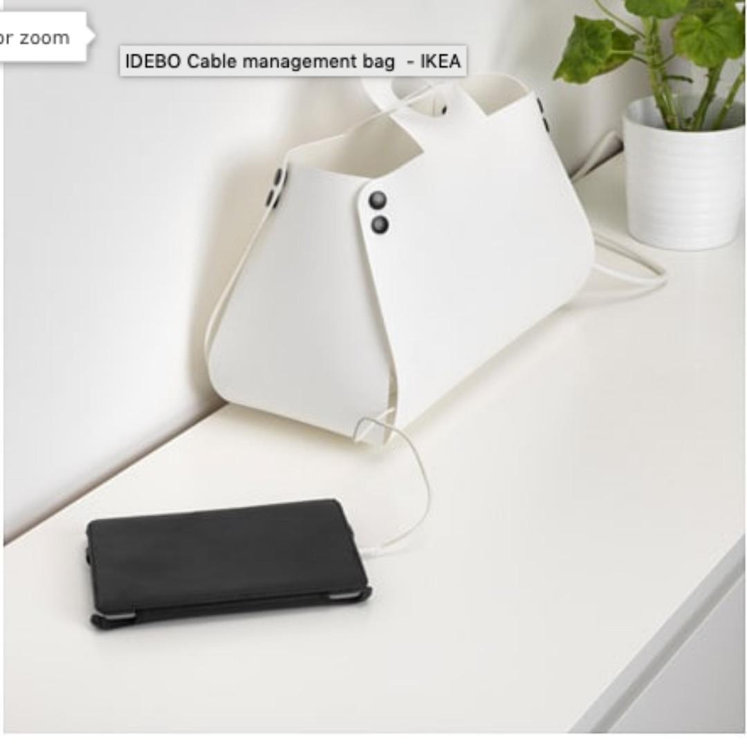 IDEBO Cable management bag white