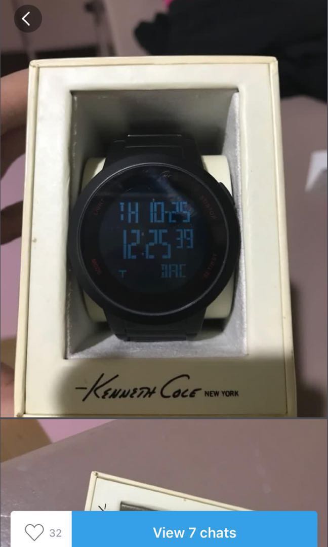 Kenneth Cole digital touchscreen watch