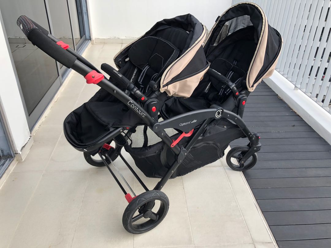 contours double stroller adapter