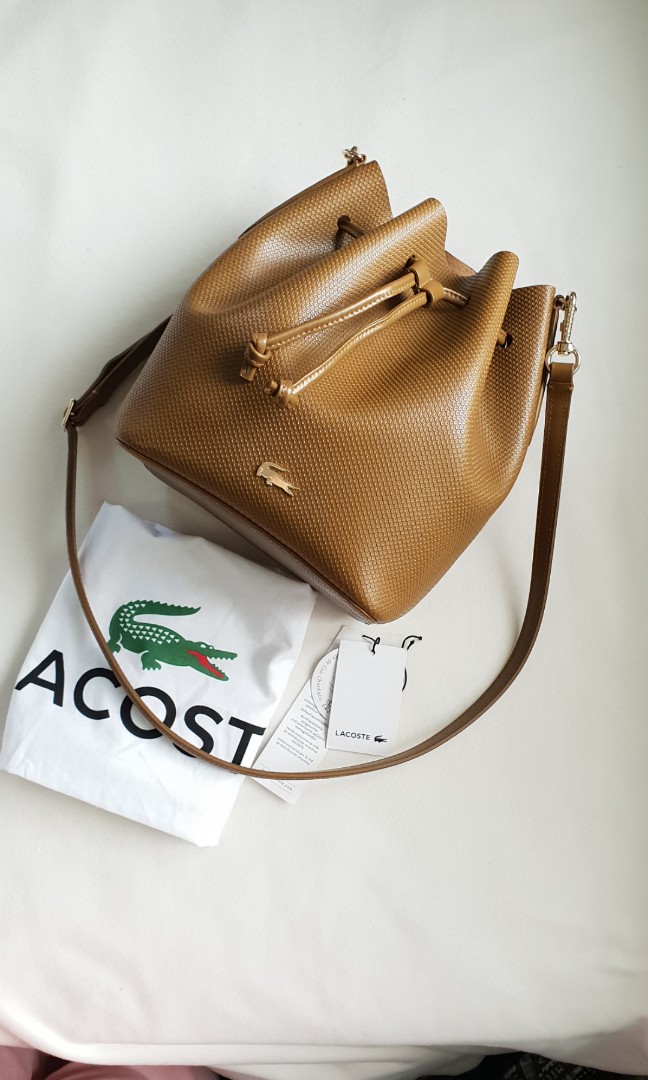 Lacoste Bucket Bag, Luxury, Bags & Wallets on Carousell
