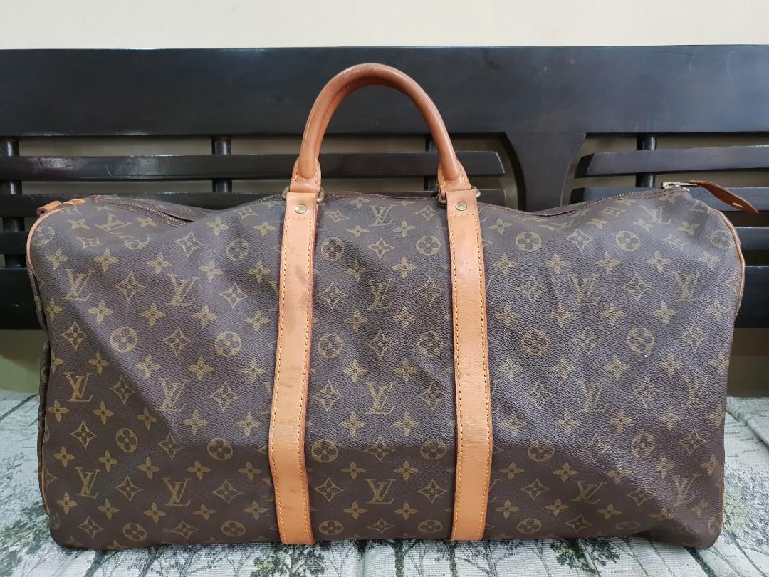 Louis Vuitton Vintage 55 Travel Bag SD831, Bags & Wallets Carousell