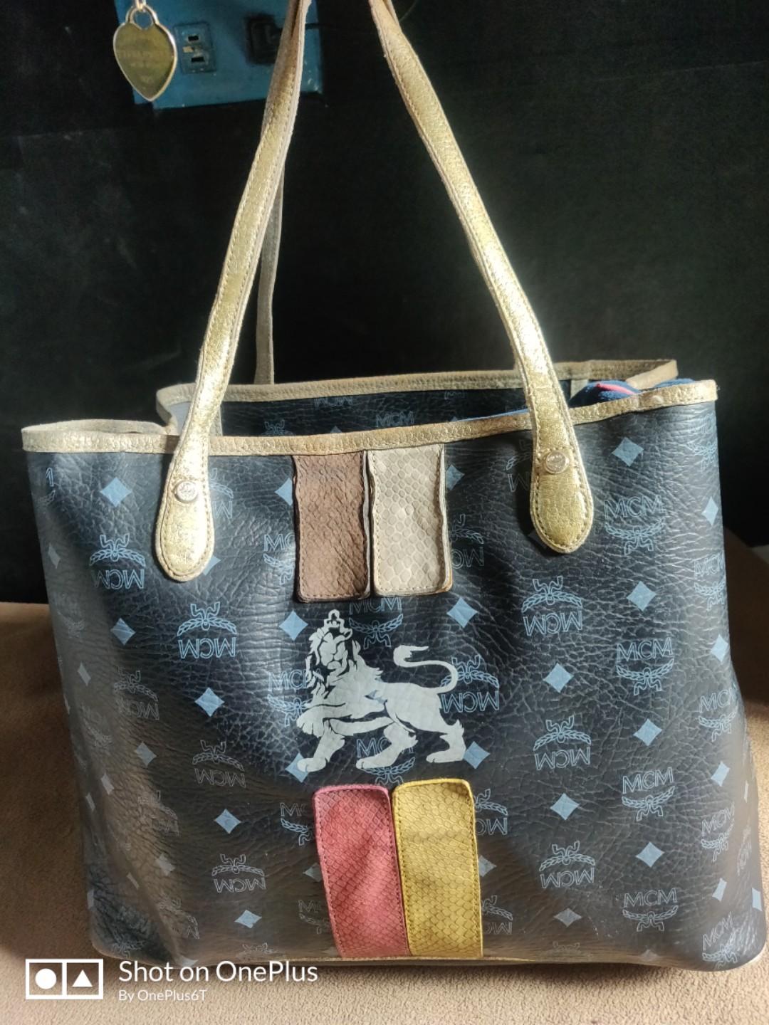 Mcm princess on sale lion tote