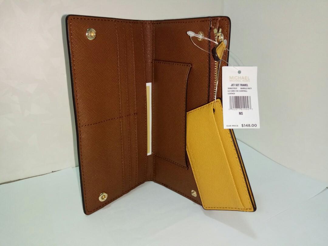 marigold michael kors wallet