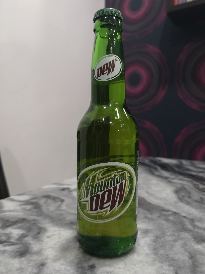 Mountain Dew Glass bottle from Kuwait, Furniture & Home Living, Home