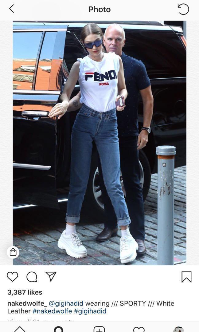 Sporty white leather sale shoes