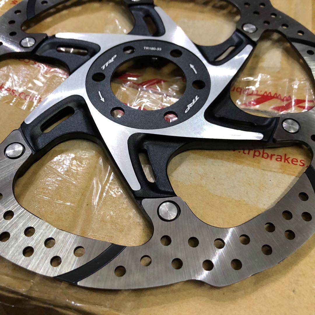 TRP 180-25 180mm Centerlock Brake Rotor - Two-Piece Design For Superior Heat Dissipation