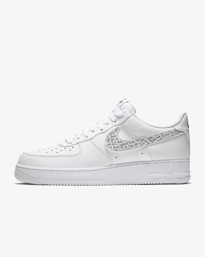nike air force 1 just do it shoes