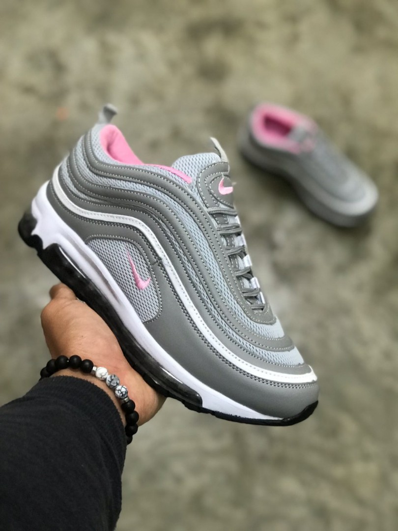 nike 97 grey and pink