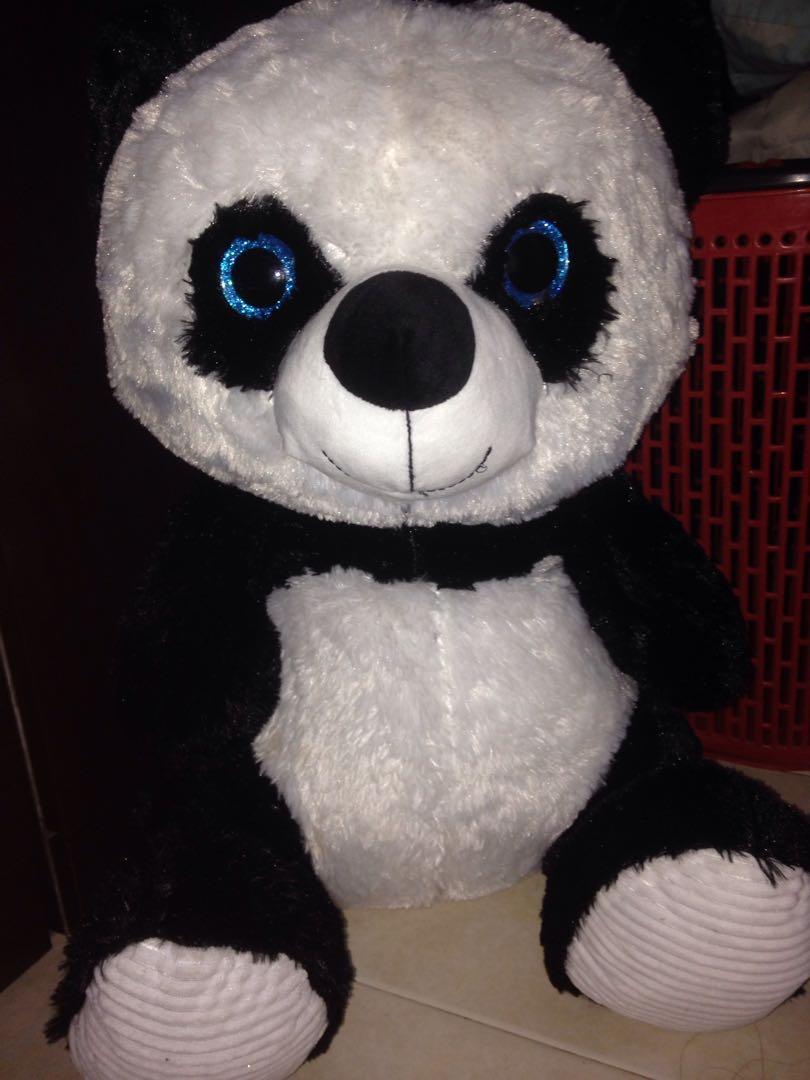teddy bear and panda