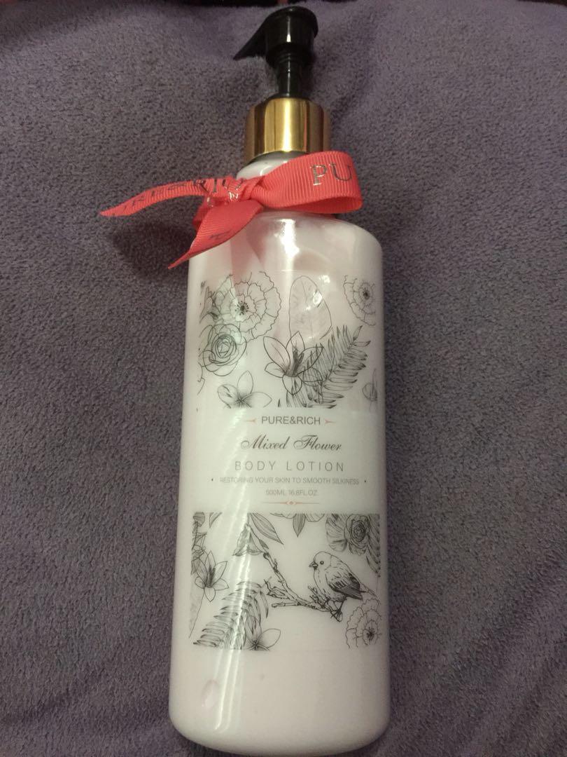 pure rich body lotion