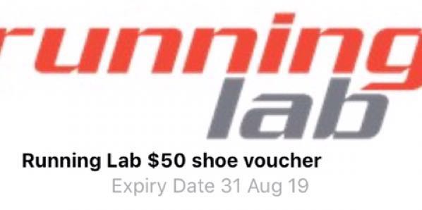 running lab shoe voucher