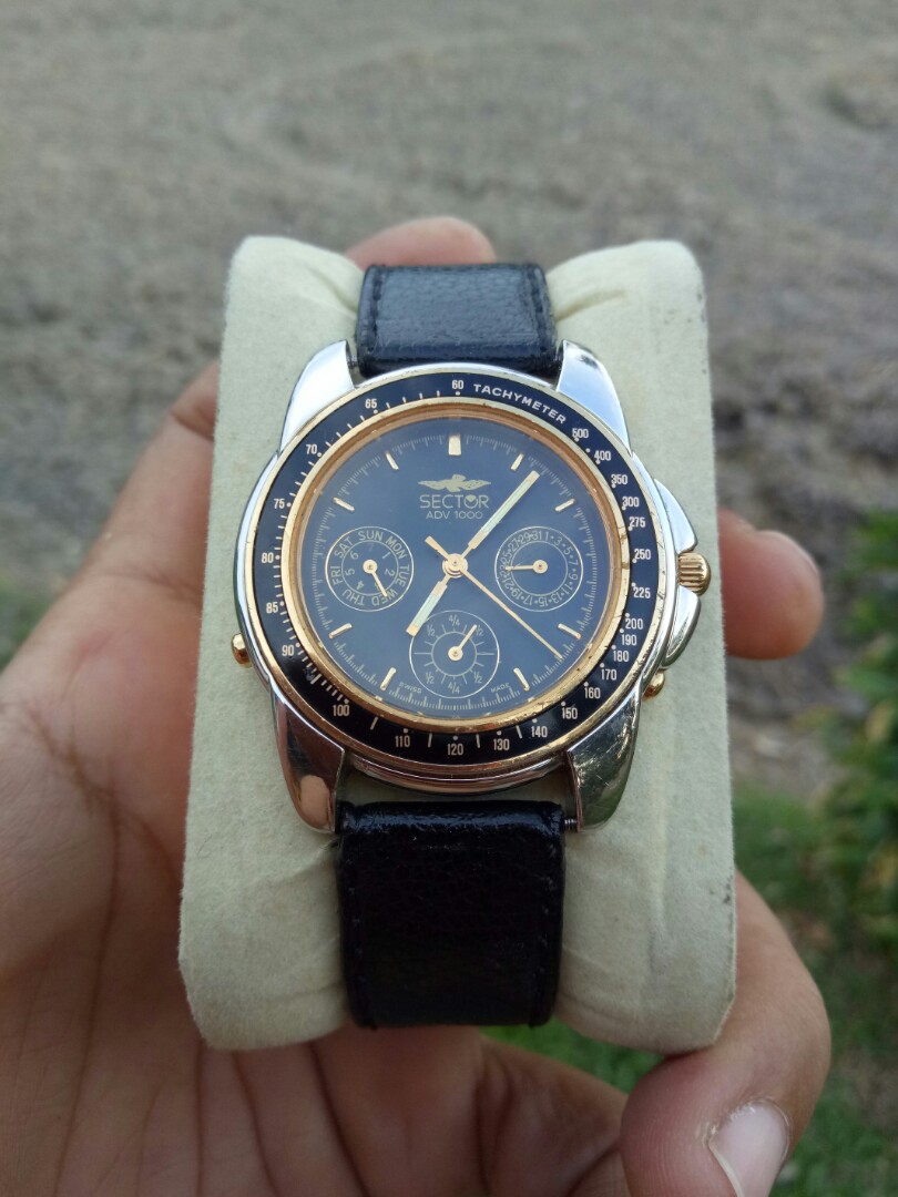 Sector adv-1000 swiss made quartz, Men's Fashion, Watches \u0026 Accessories,  Watches on Carousell