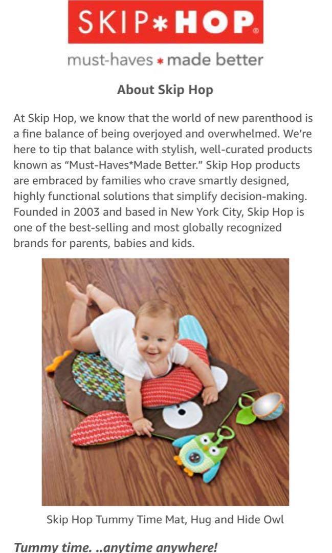 skip hop tummy time pillow