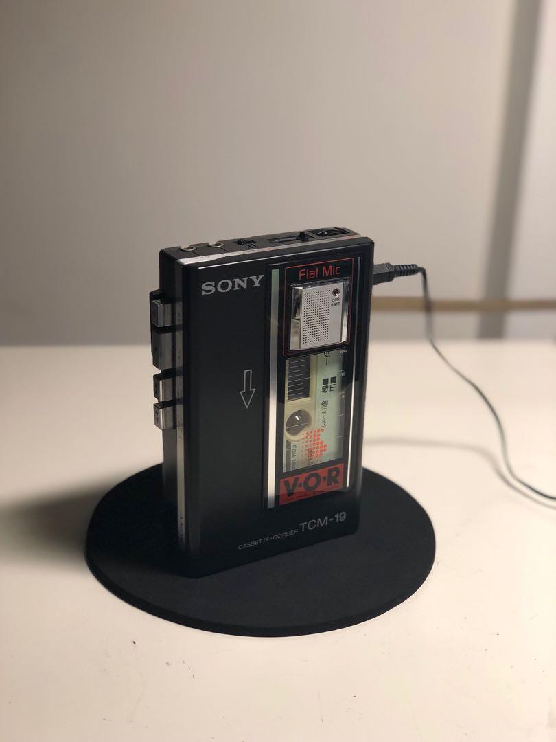 Sony TCM-19 懷舊卡式機made in Japan, 音響器材, 音樂播放裝置MP3及CD