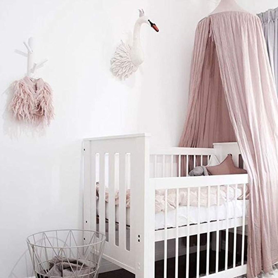 pink princess cot