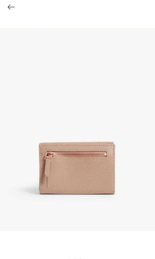 TED BAKER Moolah Knotted Leather Mini Purse