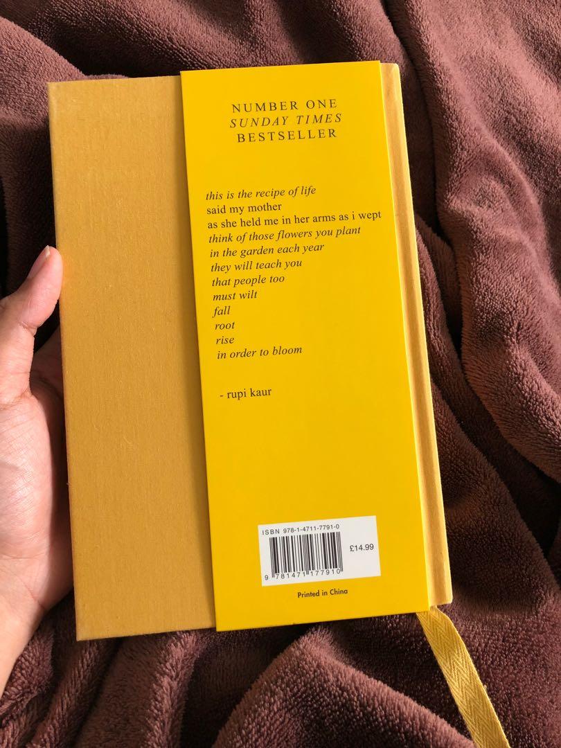 The Sun And Her Flowers Hard Cover Rupi Kaur Books Stationery Books On Carousell