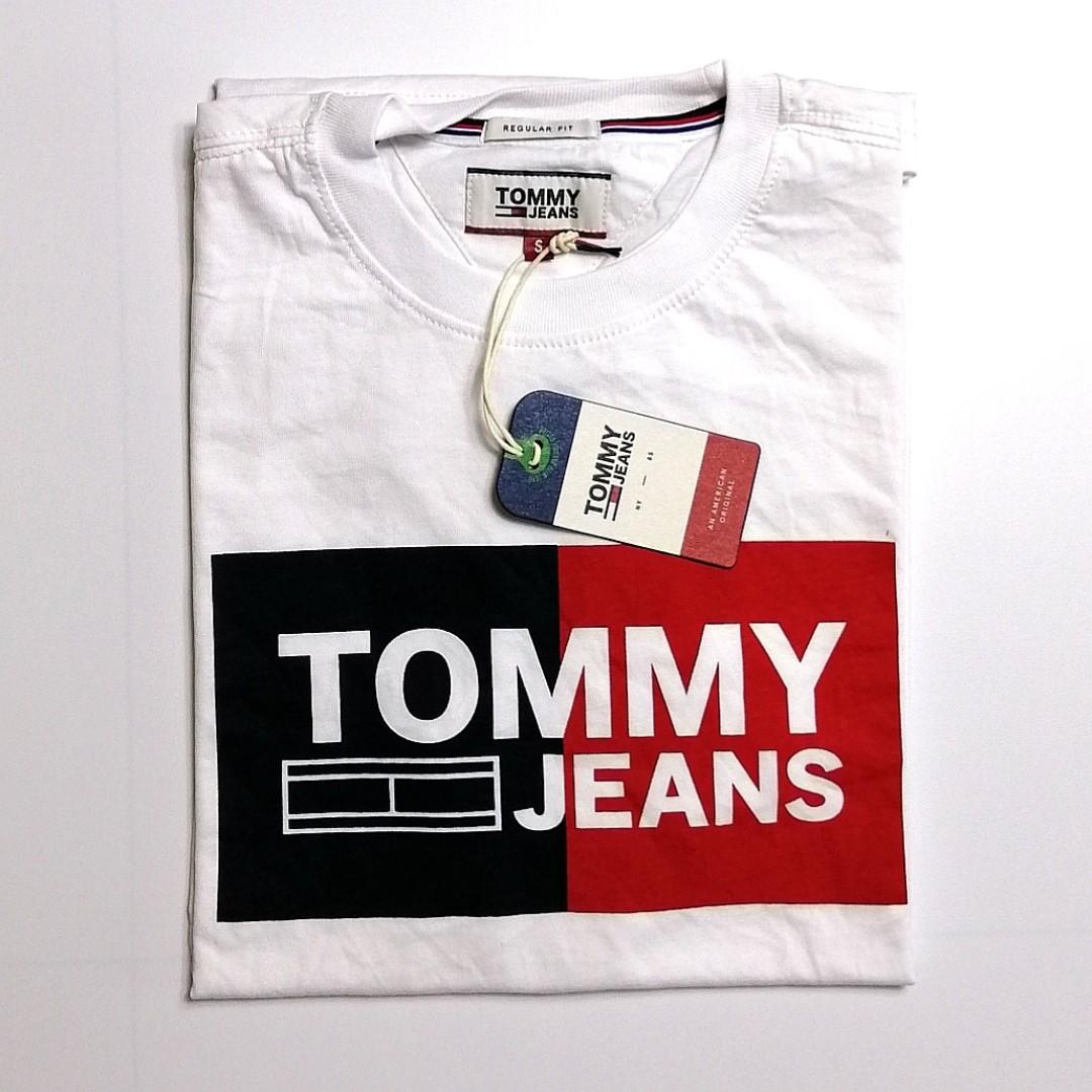 tommy jeans white t shirt