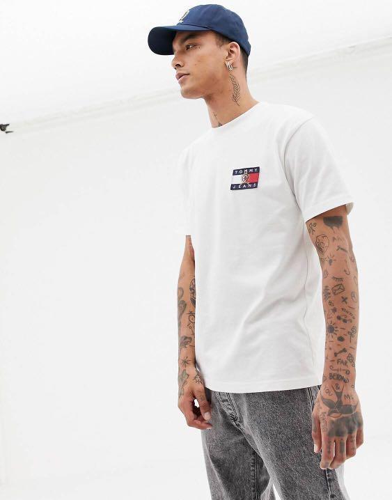 tommy jeans 6.0 crest flag tee m13