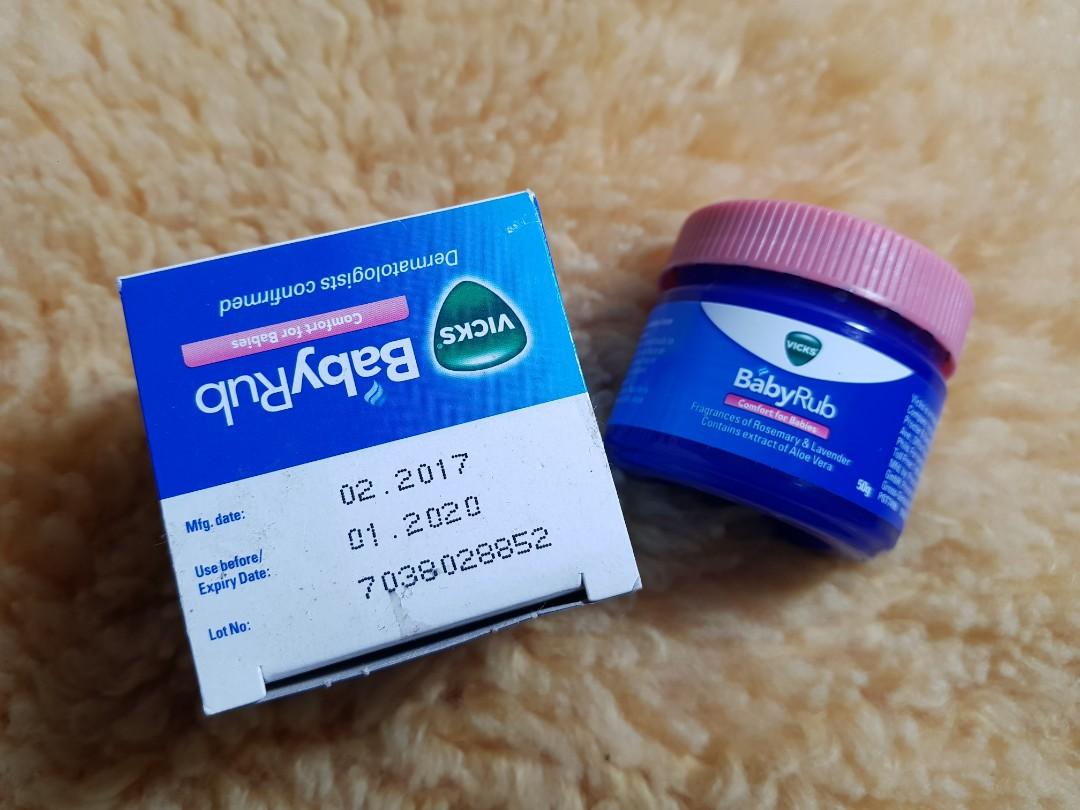 Vicks baby rub discount expiration date
