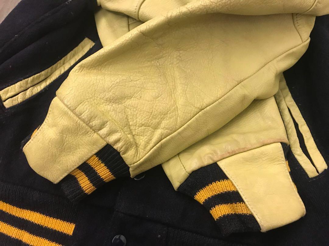 Vintage golden bear leather jacket 2025