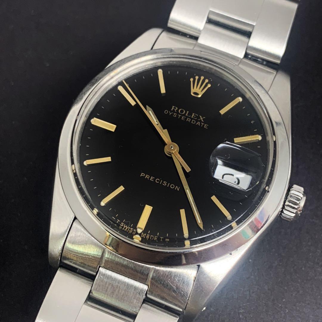 Vintage Rolex 6694 precision black dial 
