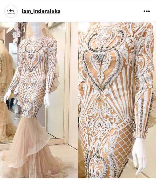 Inderaloka wedding dress on sale