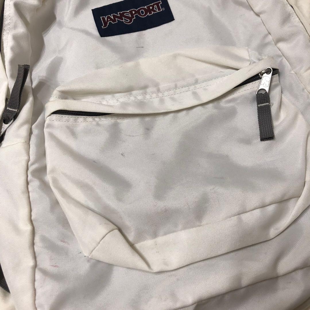 White on sale jansport bag