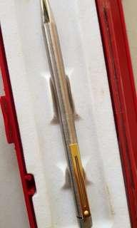 Vintage Sheaffer Targa  Stainless steel GT trim Ballpoint pen