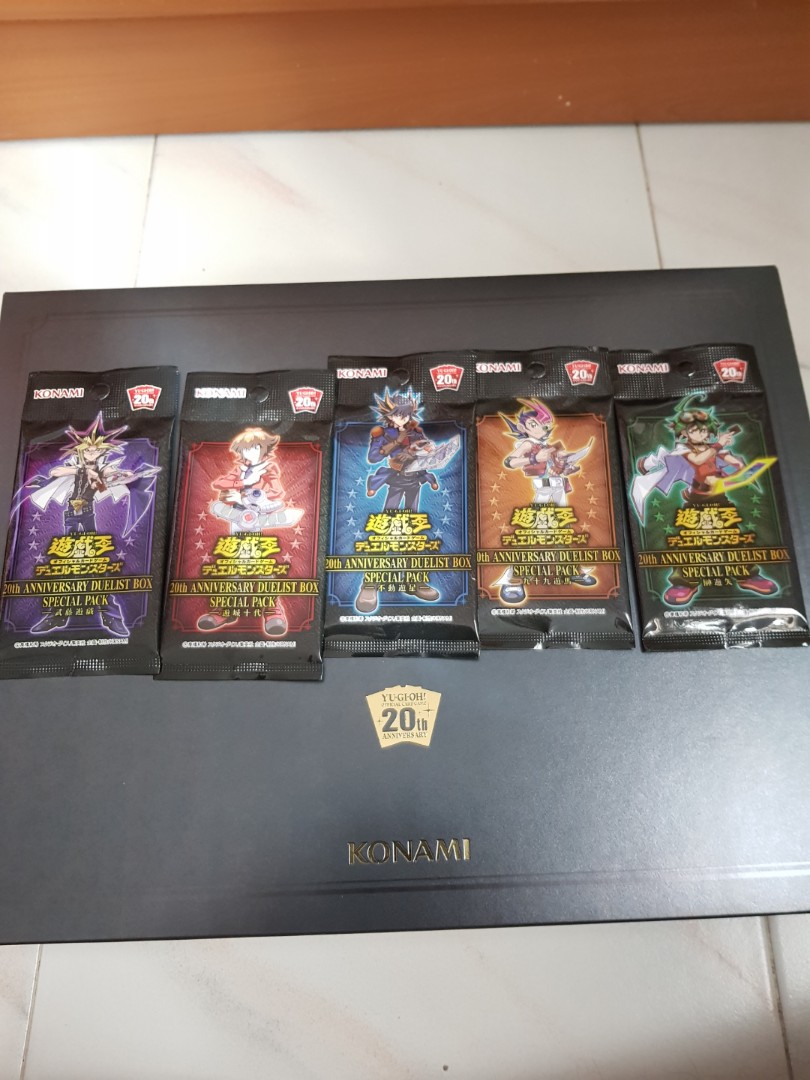 6 cards yu-gi-oh yugioh 20th anniversary duelist box special