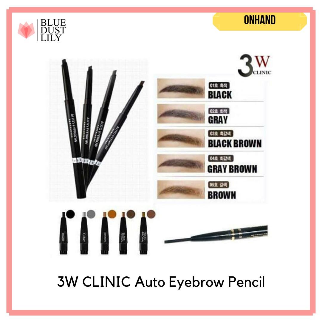 3w Clinic Auto Eyebrow Pencil 10g Beauty Personal Care Face Makeup On Carousell